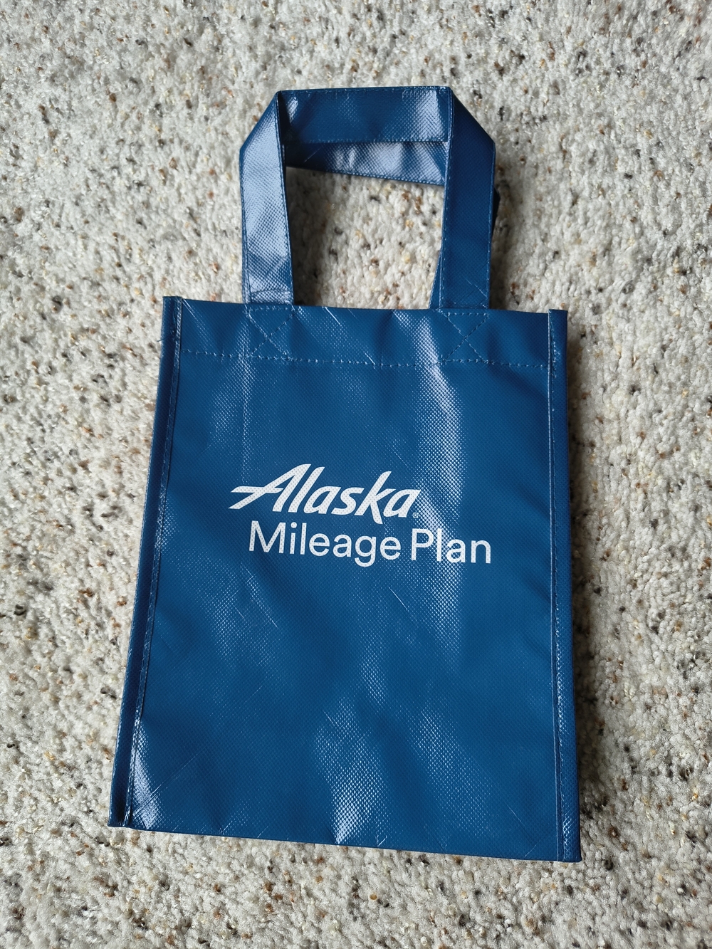 Alaska Mileage Plan Promotional Tote (Small) - Collectible Airline Memorabilia